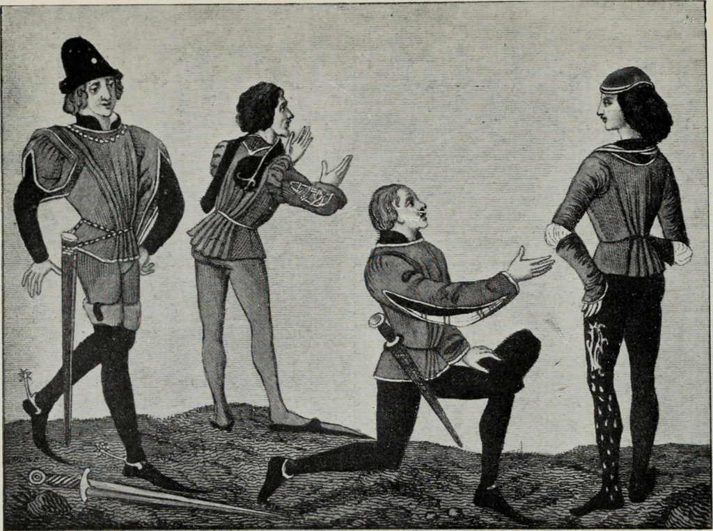 An illustration from British costume during XIX centuries (civil and ecclesiastical), 1910, leaf 285