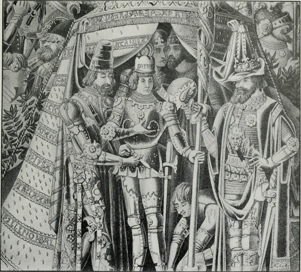 An illustration from British costume during XIX centuries (civil and ecclesiastical), 1910, leaf 286
