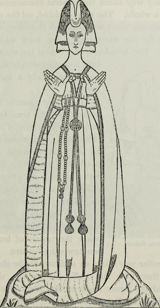 An illustration from British costume during XIX centuries (civil and ecclesiastical), 1910, leaf 296