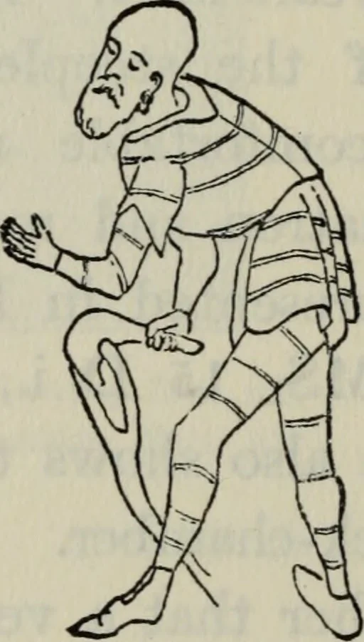 An illustration from British costume during XIX centuries (civil and ecclesiastical), 1910, leaf 317