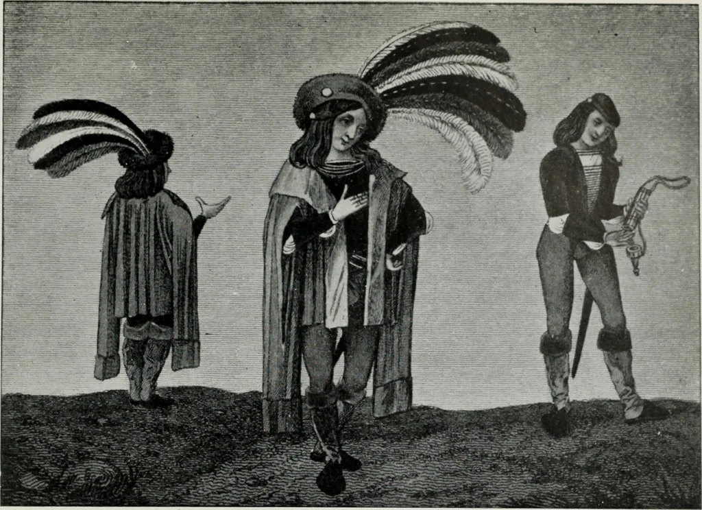 An illustration from British costume during XIX centuries (civil and ecclesiastical), 1910, leaf 326