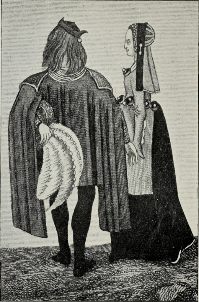 An illustration from British costume during XIX centuries (civil and ecclesiastical), 1910, leaf 327