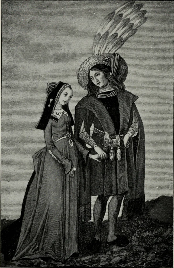 An illustration from British costume during XIX centuries (civil and ecclesiastical), 1910, leaf 329