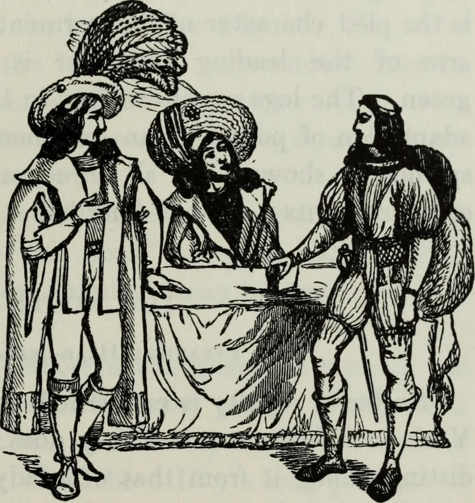 An illustration from British costume during XIX centuries (civil and ecclesiastical), 1910, leaf 330