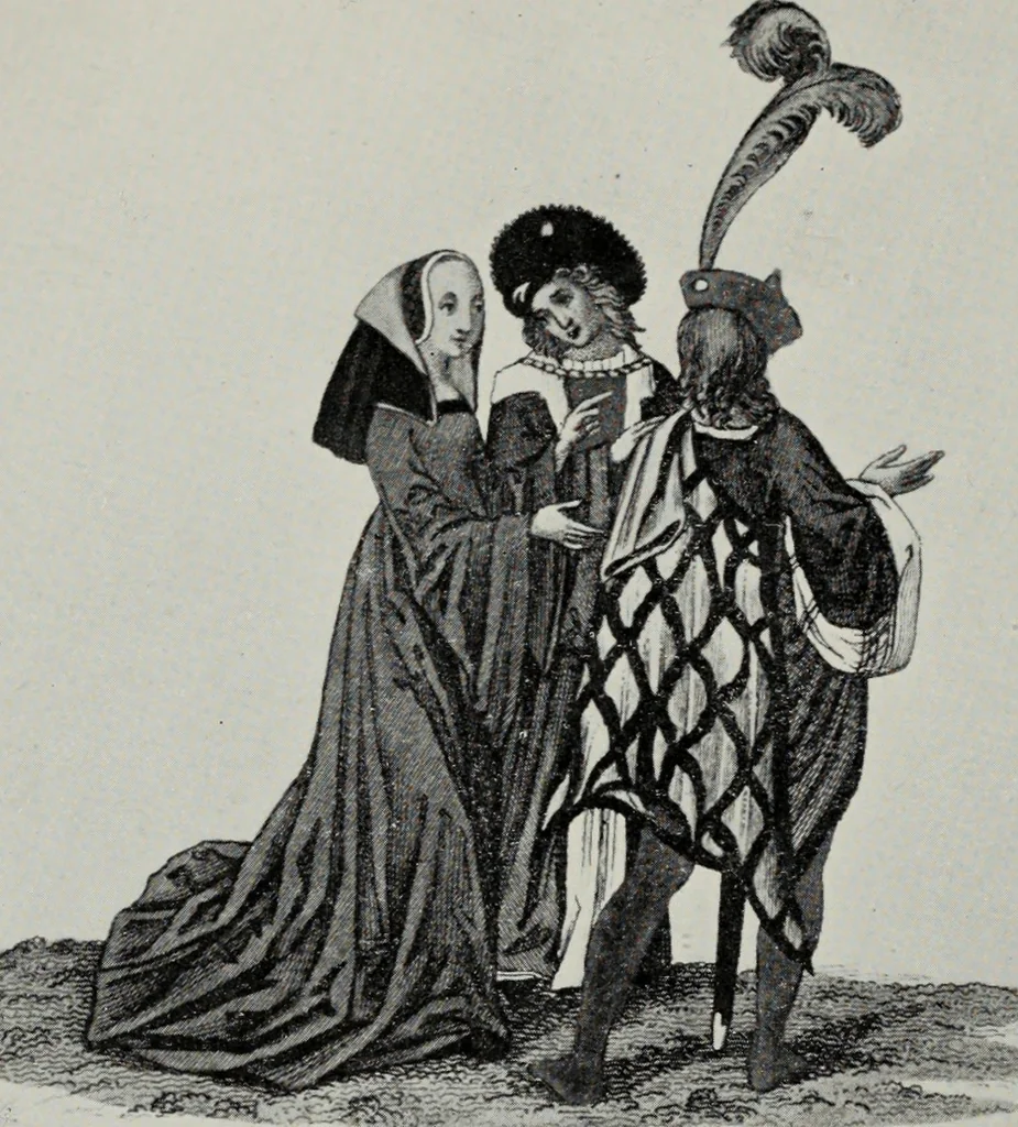 An illustration from British costume during XIX centuries (civil and ecclesiastical), 1910, leaf 335