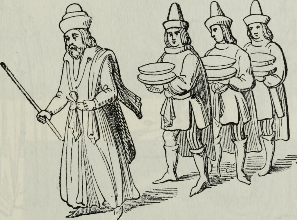 An illustration from British costume during XIX centuries (civil and ecclesiastical), 1910, leaf 338