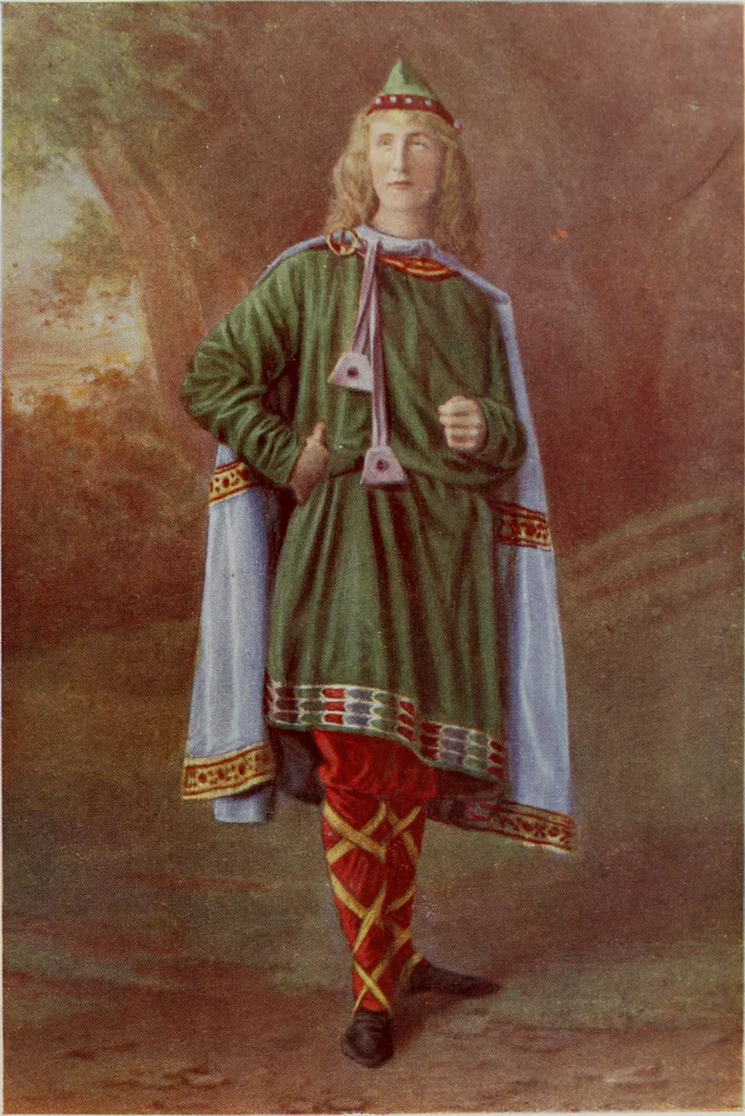 An illustration from British costume during XIX centuries (civil and ecclesiastical), 1910, leaf 34