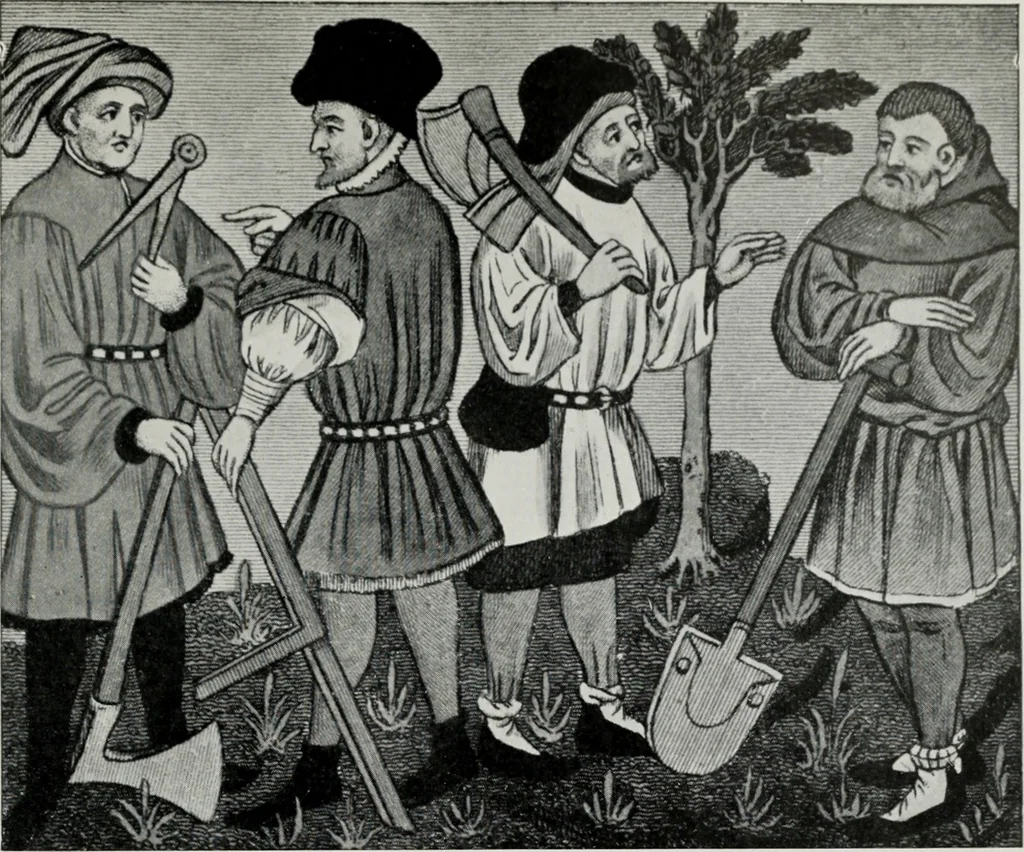 An illustration from British costume during XIX centuries (civil and ecclesiastical), 1910, leaf 340