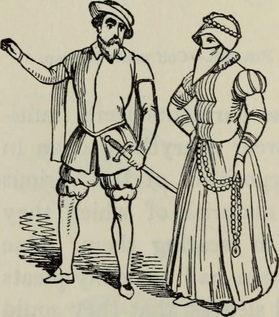 An illustration from British costume during XIX centuries (civil and ecclesiastical), 1910, leaf 355