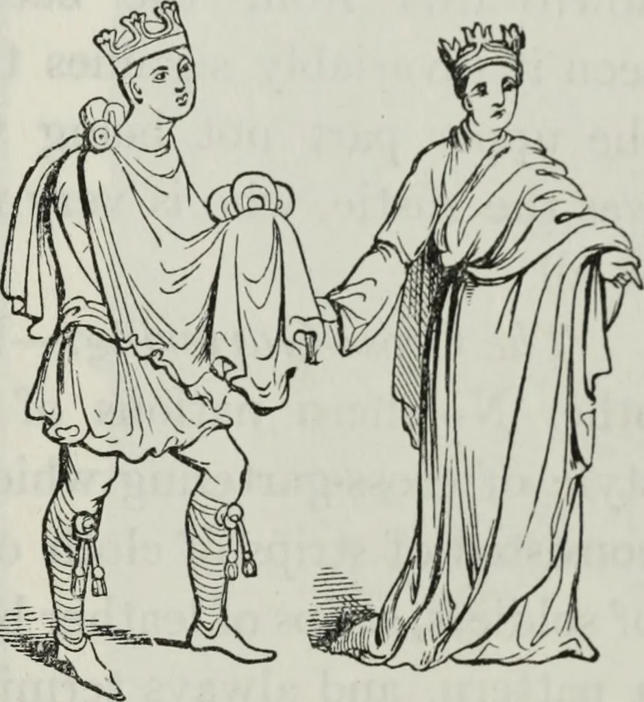 An illustration from British costume during XIX centuries (civil and ecclesiastical), 1910, leaf 36