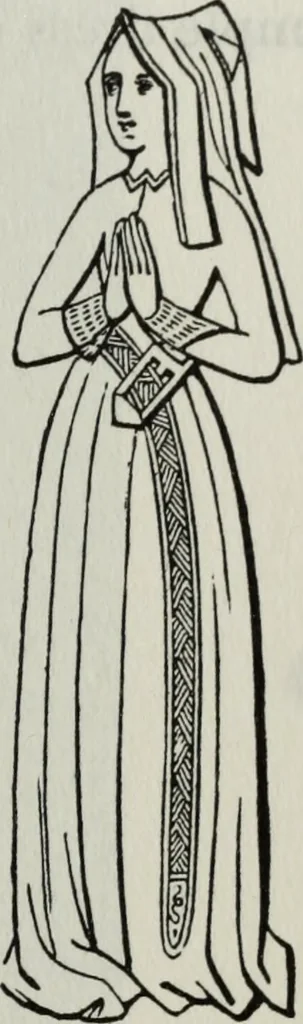 An illustration from British costume during XIX centuries (civil and ecclesiastical), 1910, leaf 366