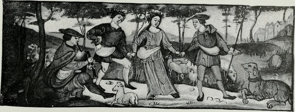 An illustration from British costume during XIX centuries (civil and ecclesiastical), 1910, leaf 370