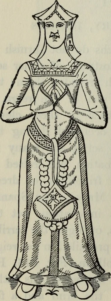 An illustration from British costume during XIX centuries (civil and ecclesiastical), 1910, leaf 373
