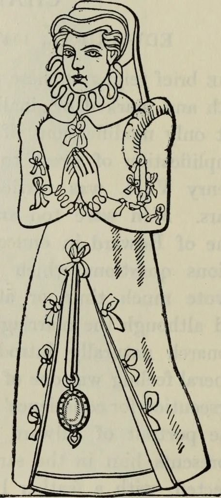 An illustration from British costume during XIX centuries (civil and ecclesiastical), 1910, leaf 373