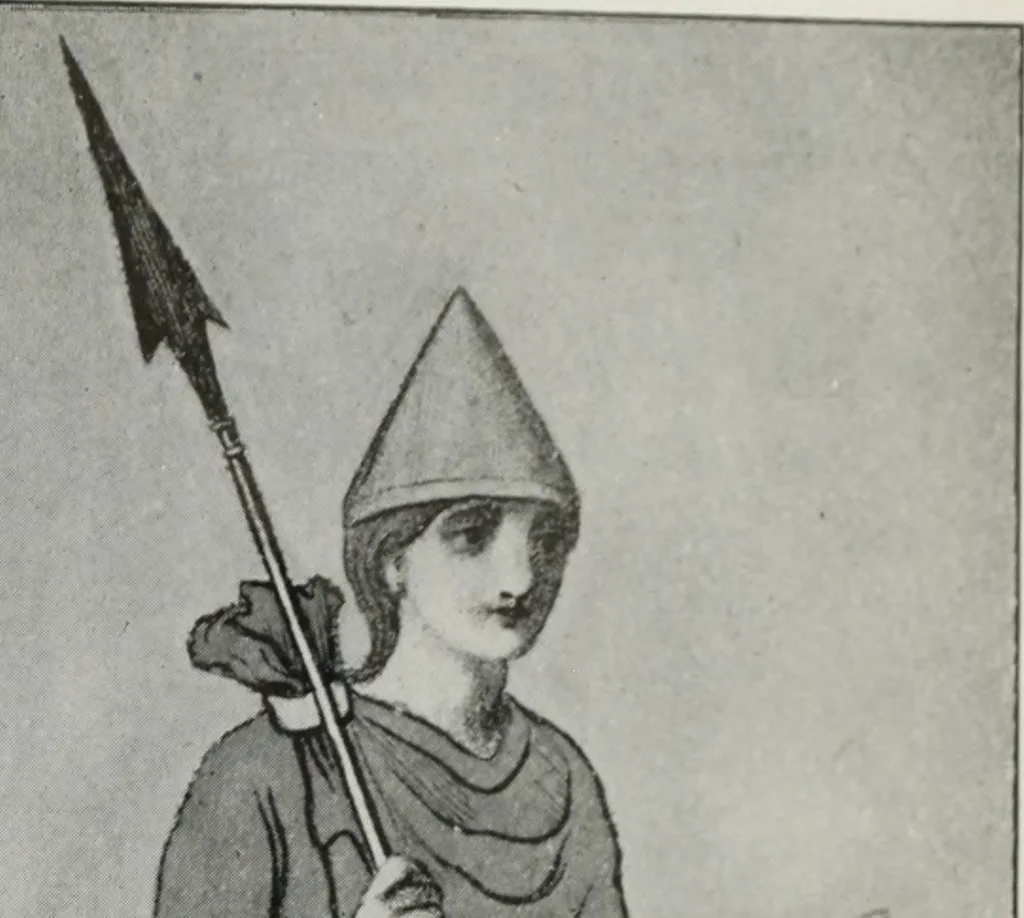 An illustration from British costume during XIX centuries (civil and ecclesiastical), 1910, leaf 38