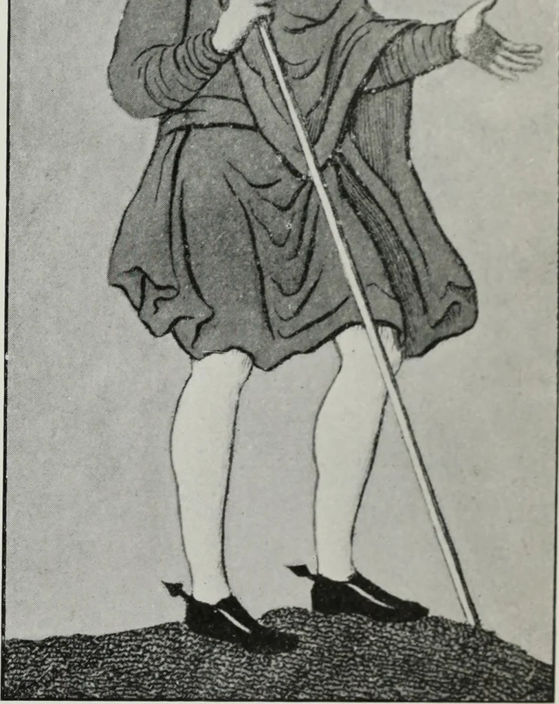 An illustration from British costume during XIX centuries (civil and ecclesiastical), 1910, leaf 38