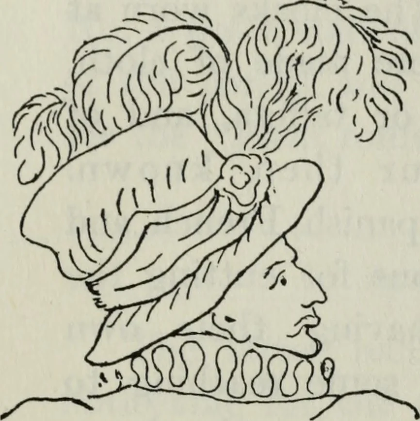 An illustration from British costume during XIX centuries (civil and ecclesiastical), 1910, leaf 382