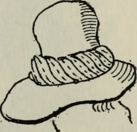 An illustration from British costume during XIX centuries (civil and ecclesiastical), 1910, leaf 387
