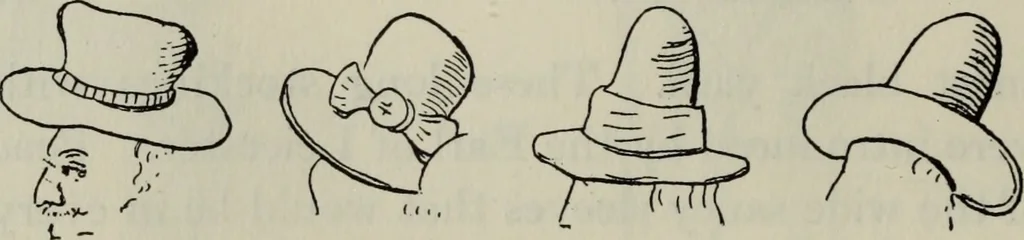 An illustration from British costume during XIX centuries (civil and ecclesiastical), 1910, leaf 387