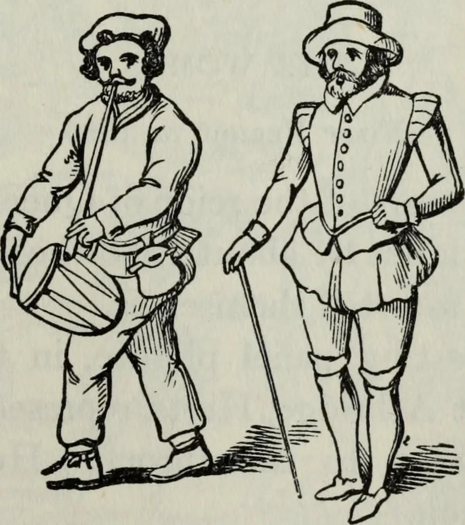 An illustration from British costume during XIX centuries (civil and ecclesiastical), 1910, leaf 392