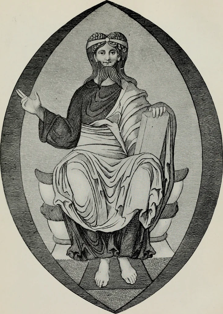 An illustration from British costume during XIX centuries (civil and ecclesiastical), 1910, leaf 41