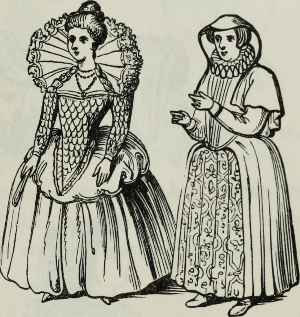 An illustration from British costume during XIX centuries (civil and ecclesiastical), 1910, leaf 412