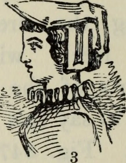 An illustration from British costume during XIX centuries (civil and ecclesiastical), 1910, leaf 413