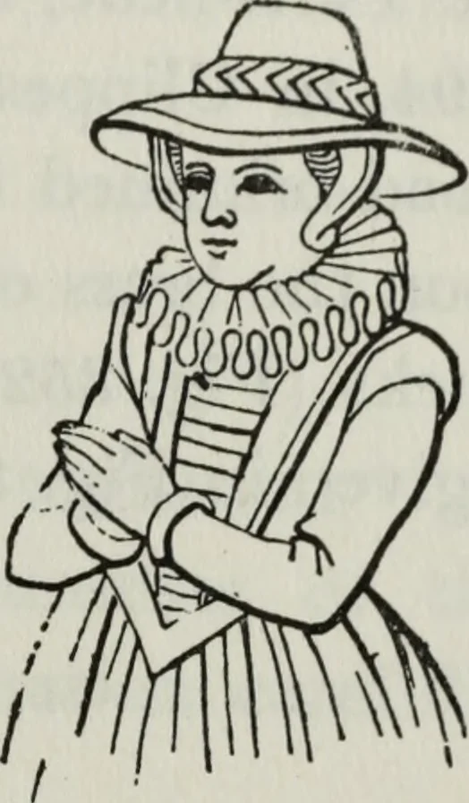 An illustration from British costume during XIX centuries (civil and ecclesiastical), 1910, leaf 414
