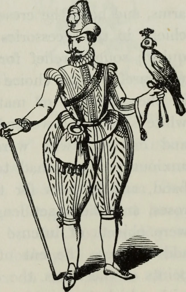 An illustration from British costume during XIX centuries (civil and ecclesiastical), 1910, leaf 416