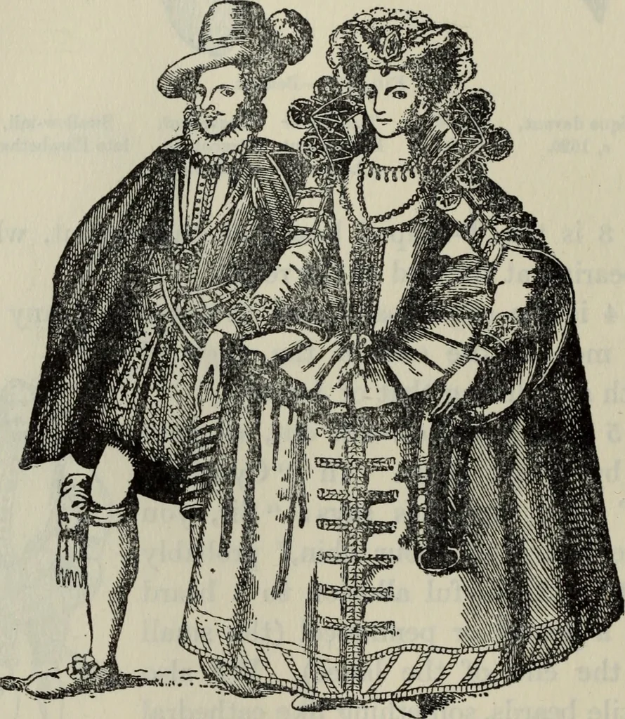 An illustration from British costume during XIX centuries (civil and ecclesiastical), 1910, leaf 423