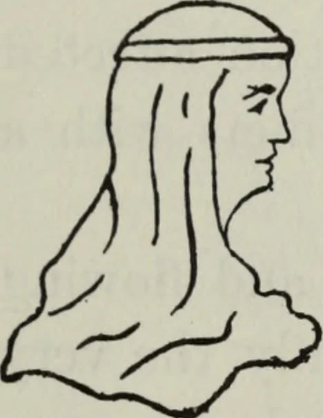 An illustration from British costume during XIX centuries (civil and ecclesiastical), 1910, leaf 43