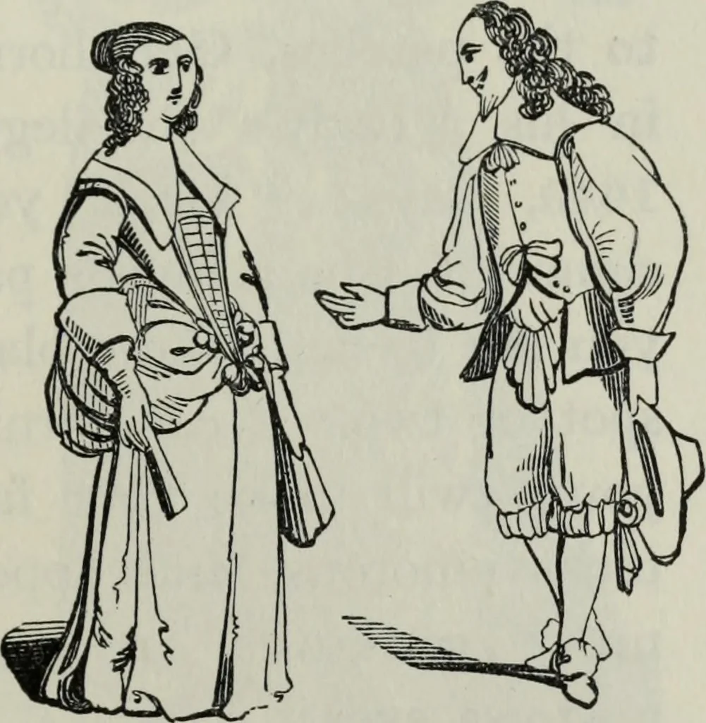 An illustration from British costume during XIX centuries (civil and ecclesiastical), 1910, leaf 436