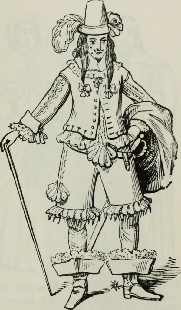 An illustration from British costume during XIX centuries (civil and ecclesiastical), 1910, leaf 436