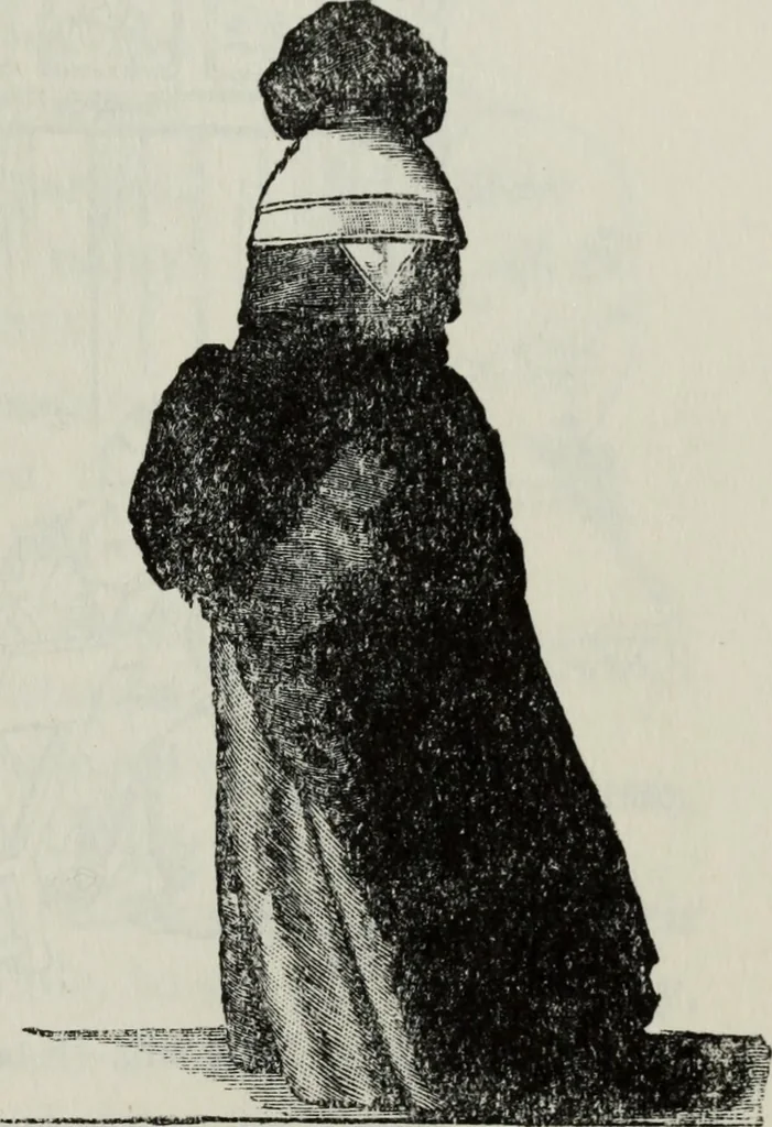An illustration from British costume during XIX centuries (civil and ecclesiastical), 1910, leaf 438