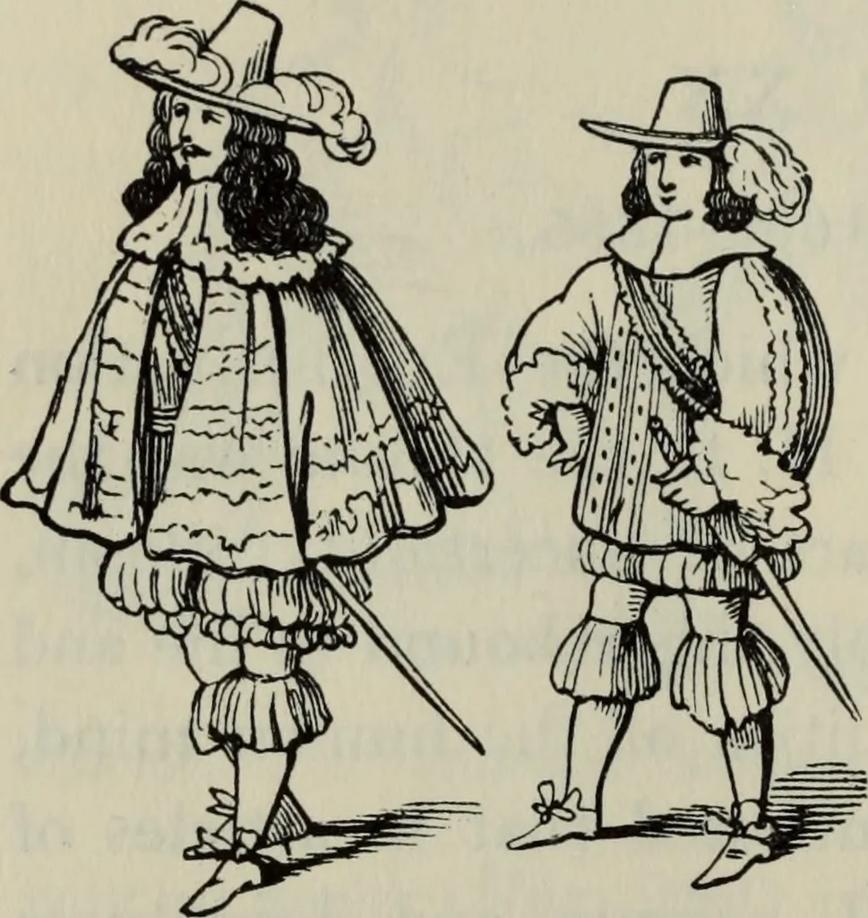 An illustration from British costume during XIX centuries (civil and ecclesiastical), 1910, leaf 447