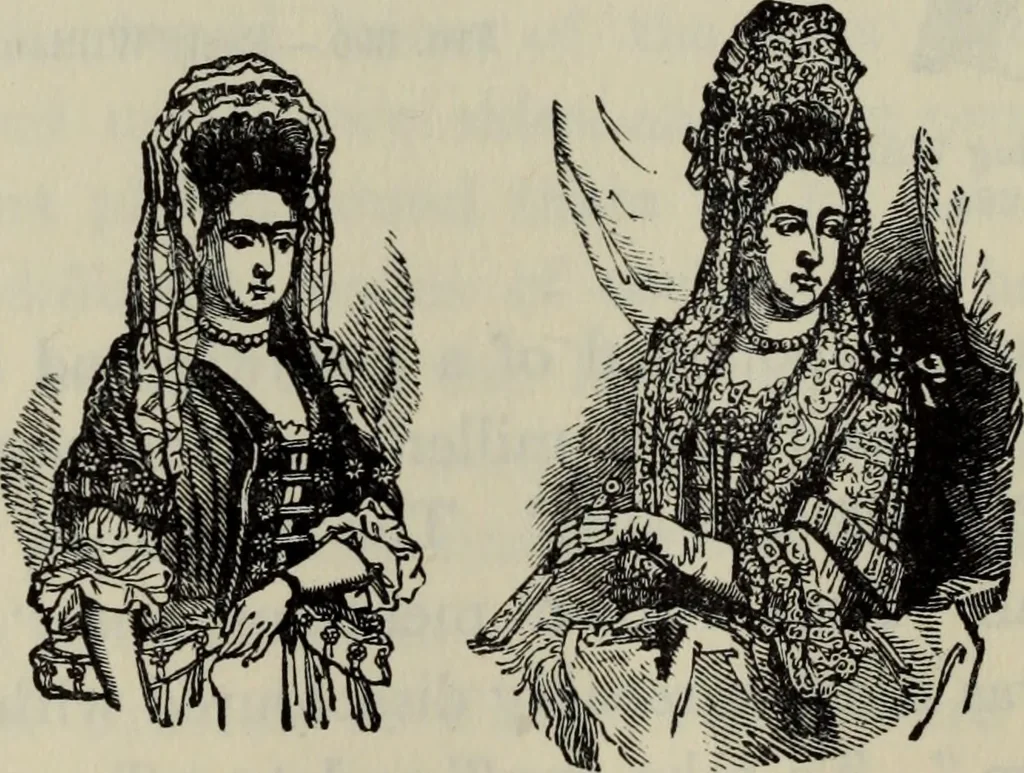 An illustration from British costume during XIX centuries (civil and ecclesiastical), 1910, leaf 461