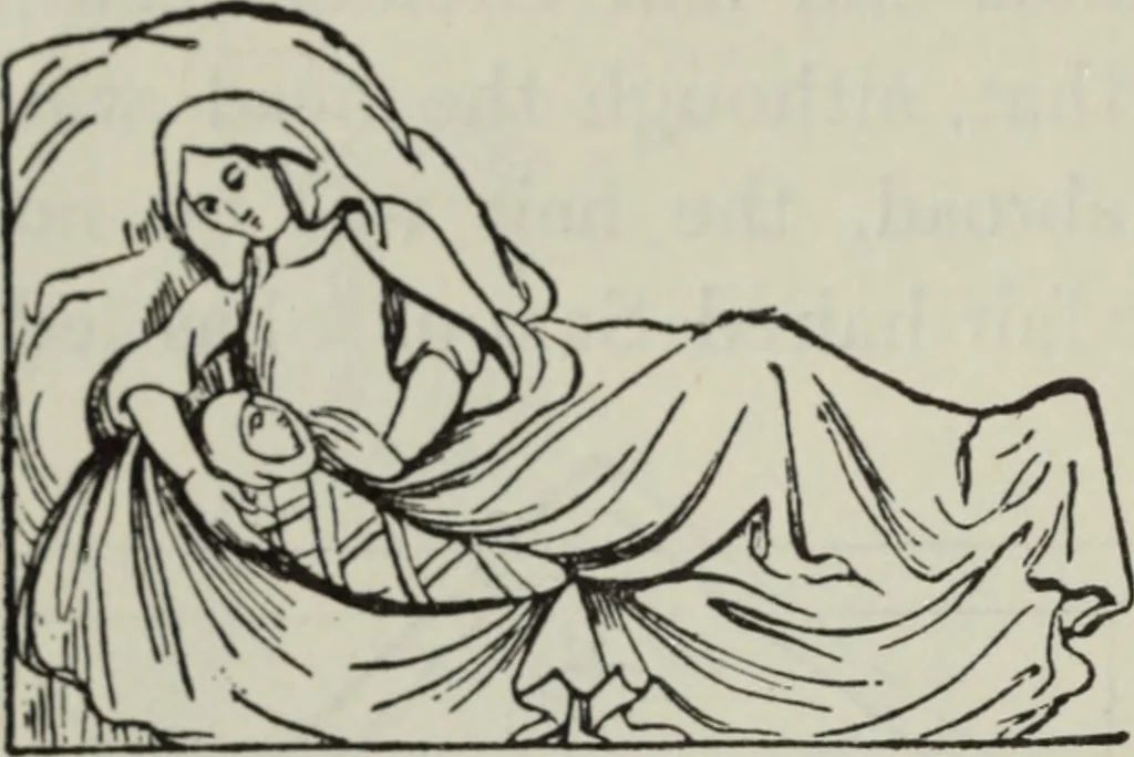 An illustration from British costume during XIX centuries (civil and ecclesiastical), 1910, leaf 47