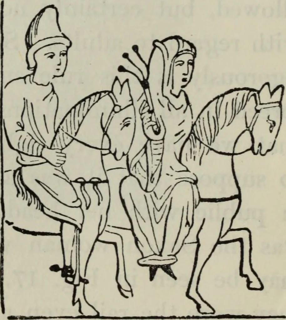An illustration from British costume during XIX centuries (civil and ecclesiastical), 1910, leaf 47