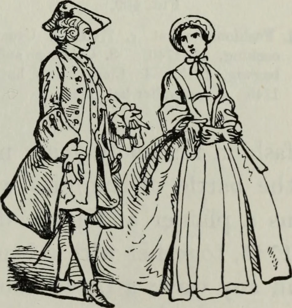 An illustration from British costume during XIX centuries (civil and ecclesiastical), 1910, leaf 472