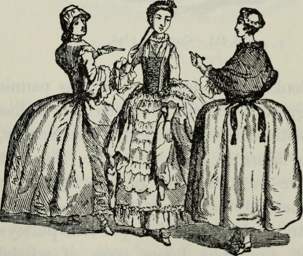 An illustration from British costume during XIX centuries (civil and ecclesiastical), 1910, leaf 474