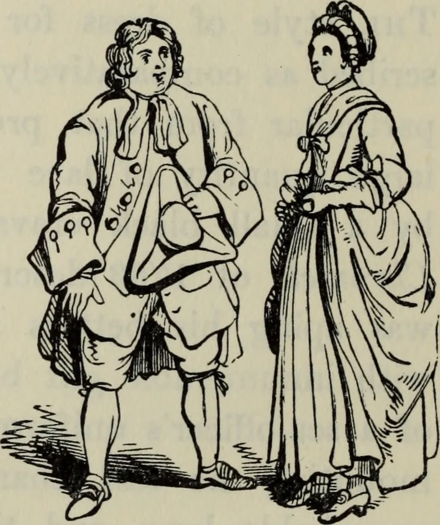 An illustration from British costume during XIX centuries (civil and ecclesiastical), 1910, leaf 479