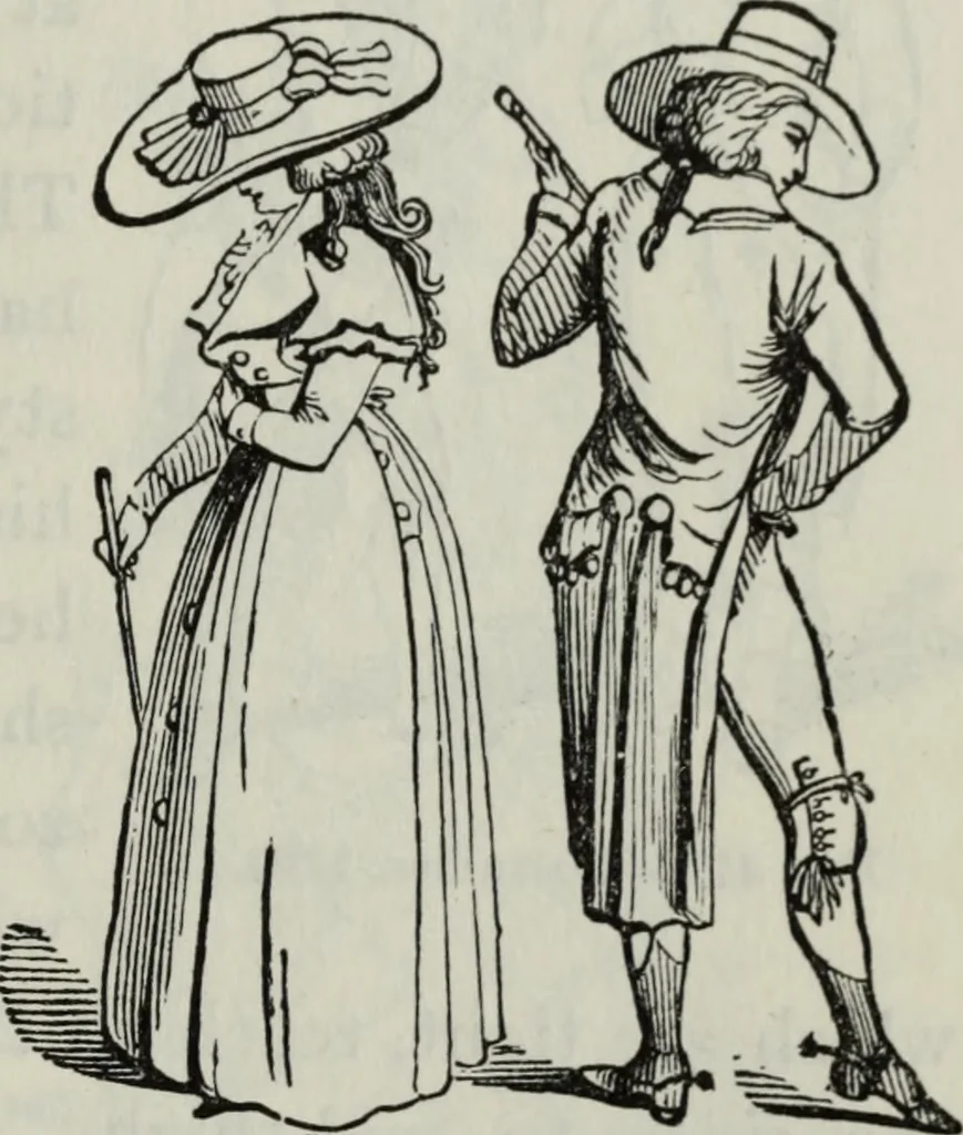 An illustration from British costume during XIX centuries (civil and ecclesiastical), 1910, leaf 480