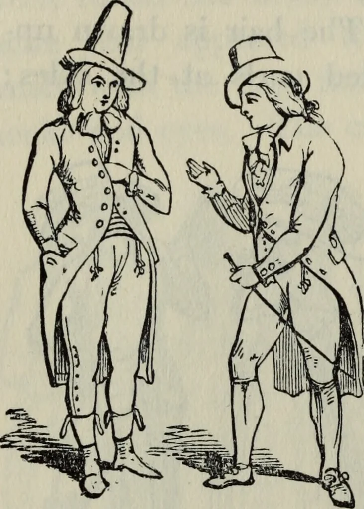 An illustration from British costume during XIX centuries (civil and ecclesiastical), 1910, leaf 481