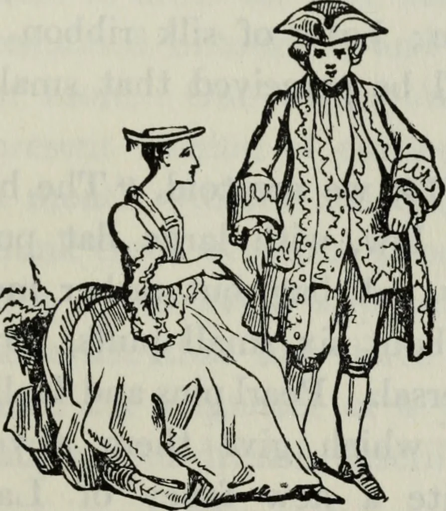 An illustration from British costume during XIX centuries (civil and ecclesiastical), 1910, leaf 482