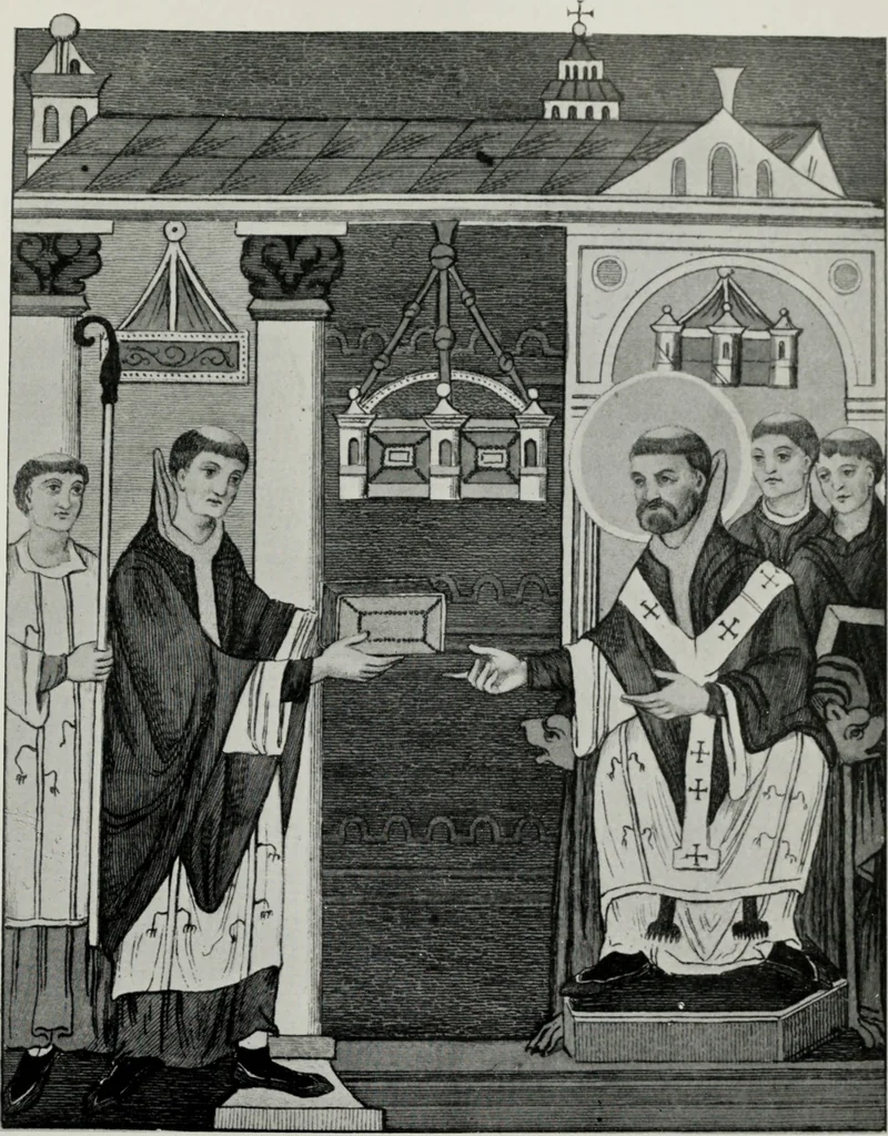 An illustration from British costume during XIX centuries (civil and ecclesiastical), 1910, leaf 496