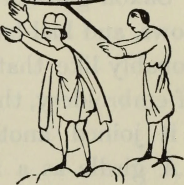 An illustration from British costume during XIX centuries (civil and ecclesiastical), 1910, leaf 51