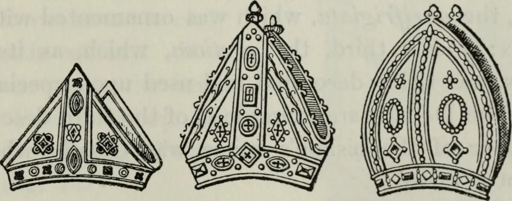 An illustration from British costume during XIX centuries (civil and ecclesiastical), 1910, leaf 514