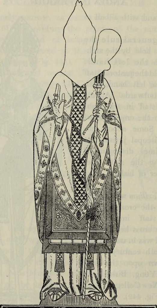 An illustration from British costume during XIX centuries (civil and ecclesiastical), 1910, leaf 517