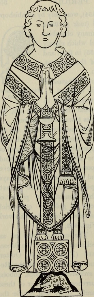 An illustration from British costume during XIX centuries (civil and ecclesiastical), 1910, leaf 521