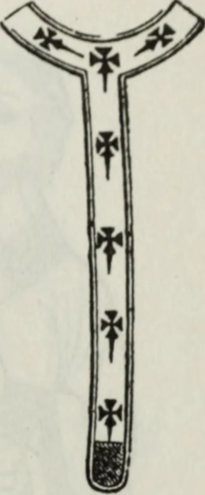 An illustration from British costume during XIX centuries (civil and ecclesiastical), 1910, leaf 522